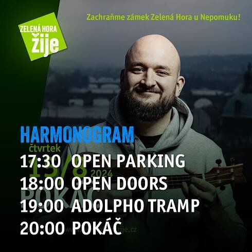 Pokáč zahraje na Zelené Hoře. Peníze z koncertu půjdou na opravu zámku - Český pohled
