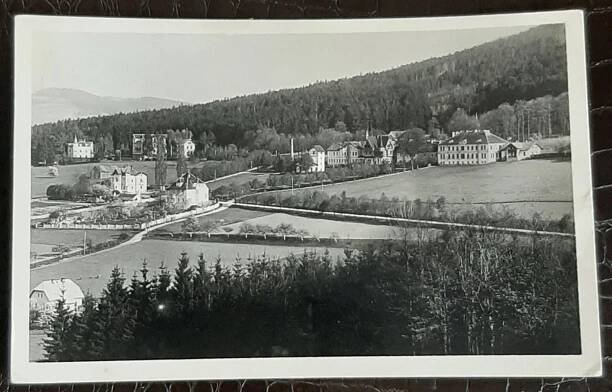 Prachatice Lázně sv. Markéty okolí venk.stavení  - Pohlednice místopis