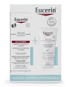 Eucerin AtopiControl Acute krém + krém na ruce Dárkové balení