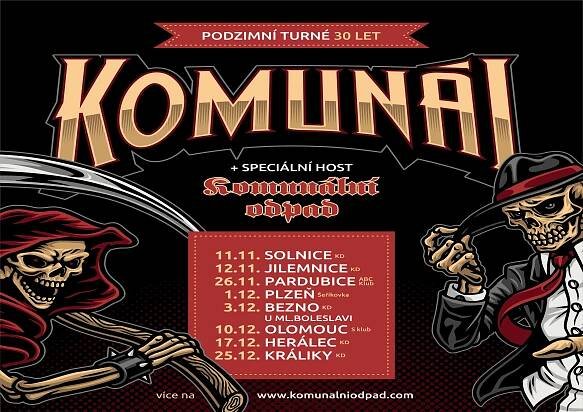 PODZIMNÍ TURNÉ 30 LET KOMUNÁLU