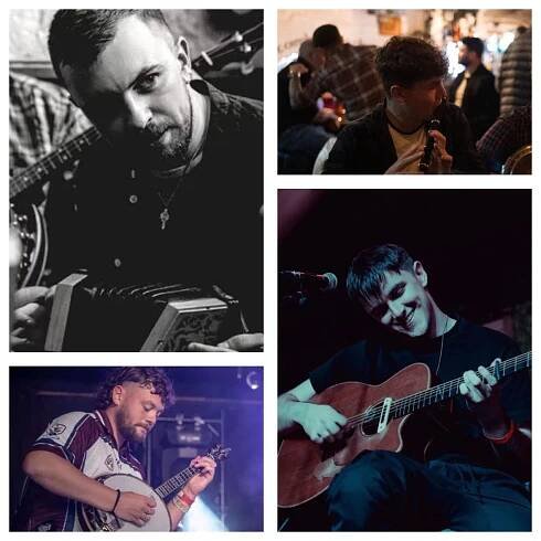 Patrick McAuley, Tom Keenan, Eoin Walsh & Ciaran Gallagher - Mulligans Irish Music Bar