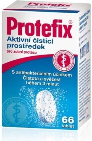 Protefix Aktivní čistící tab.na zub.protézu tbl.66