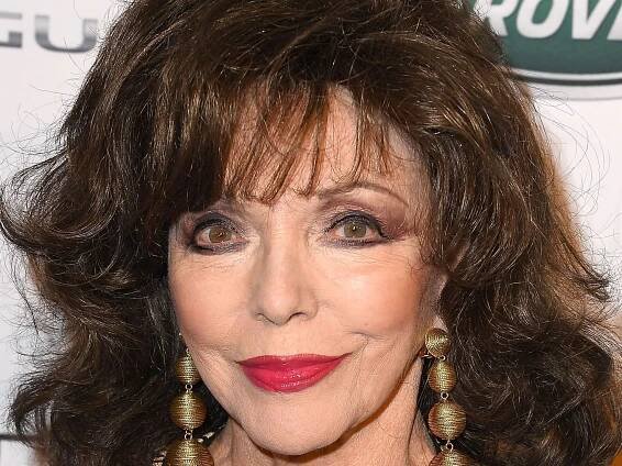 Joan Collins, 91, turns heads in fitted leather jacket and baker boy cap during sun-drenched getaway