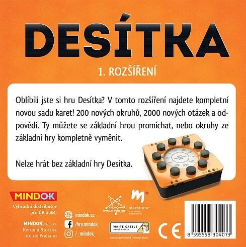 Desítka - 1. rozšíření | SVĚT-HER.CZ | Společenské deskové hry - Hrajte si!