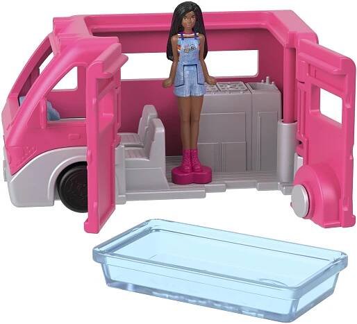 Barbie Mini BarbieLand dopravní prostředky - Karavan snů a panenka