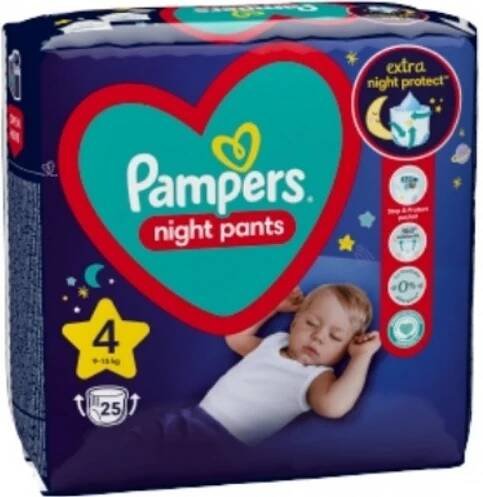 Pampers Night Pants 4 25 ks