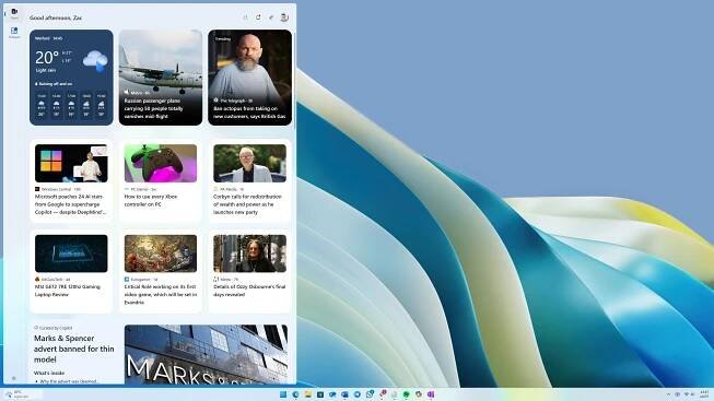 Microsoft trials redesigned Windows 11 Widgets Board with new Copilot Discover feed — AI curated stories right on...