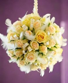Krásná svatební kytice — Stock obrázek