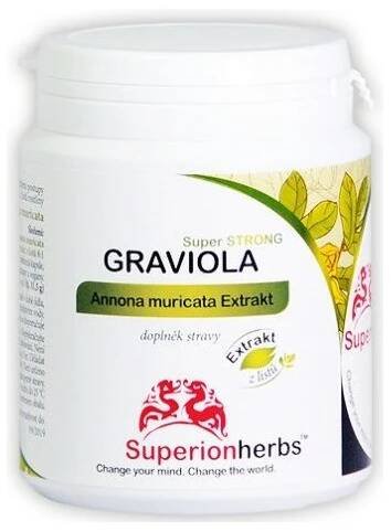 Superionherbs Graviola Extrakt z listů 90 cps.