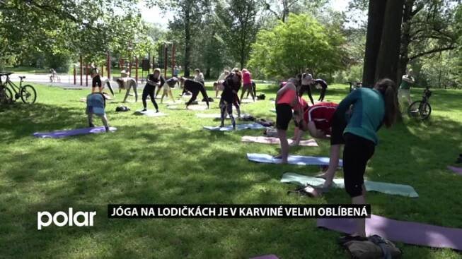 Jóga na Lodičkách je v Karviné velmi oblíbená