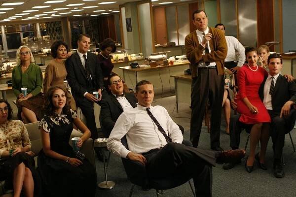 Šílenci z Manhattanu - Nixon versus Kennedy - Z filmu - Aaron Staton, Michael Gladis