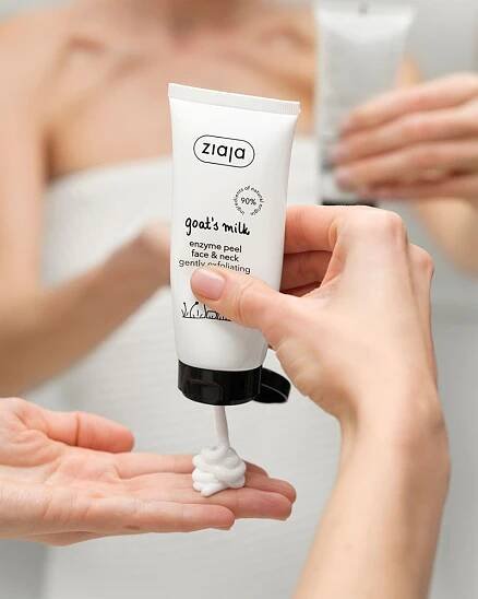 kozí mléko  enzymatický peeling na obličej a krk 75ml