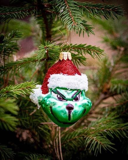 Ozdoba Grinch - Vánoční ozdoby