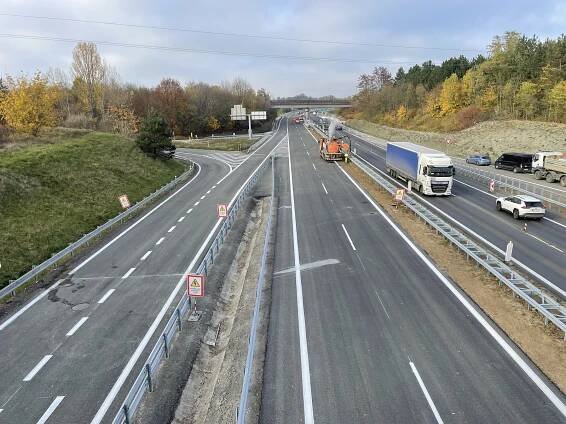 Modernizace D46 na Vyškovsku skončila. Silničáři zruší zbývající omezení