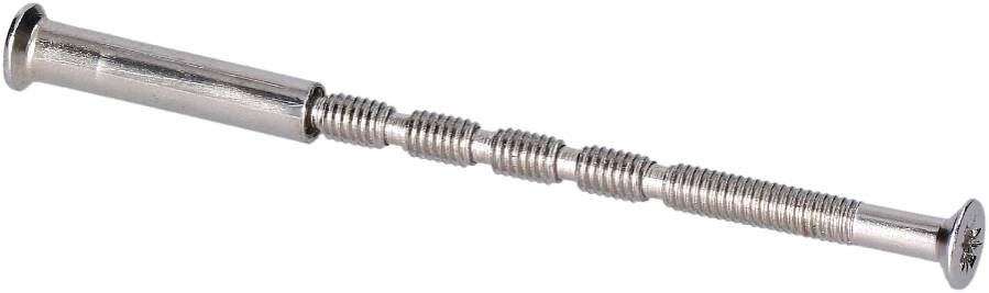 Šroub pro montáž kliky na dveře 4x60mm, pochromovaná ocel