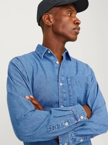 Jack & Jones Comfort Fit Džínová košile - 12259209