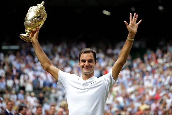 Žebříček nejlepších grandslamových vítězů v historii tenisu F. Djokoviče, Federera a Williamse 2