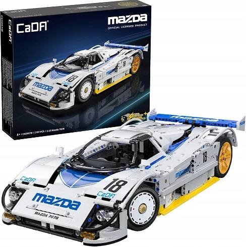 STAVEBNICE CADA MAZDA 787B SPORTOVNÍ AUTO 50 CM 1:10 ZÁVODNÍ 1797 DÍLKŮ