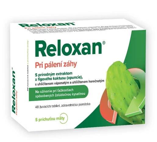 Reloxan žuvacie tablety s príchuťou mäty, 16 ks 1×16 ks, žuvacie tablety