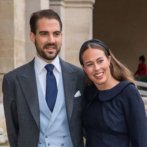 The society couple were wed last weekend in Saint Moritz, with only their fathers in attendance