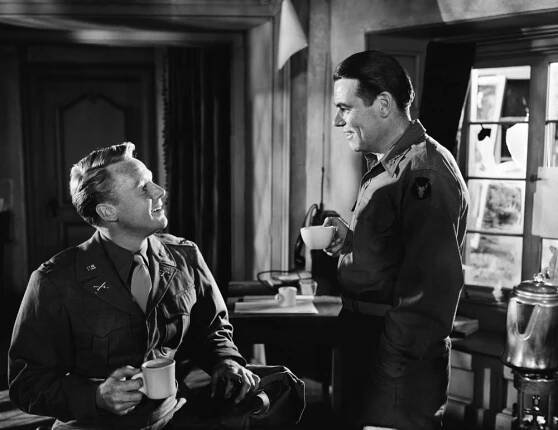 GO FOR BROKE!, from left: Van Johnson, Dan Riss, 1951