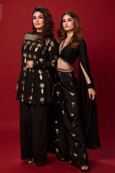 Mother Daughter Duo Raveena Tandon and Rasha Thadani Join PETA India to Make History with Mechanical Elephant Gift to Karnataka
