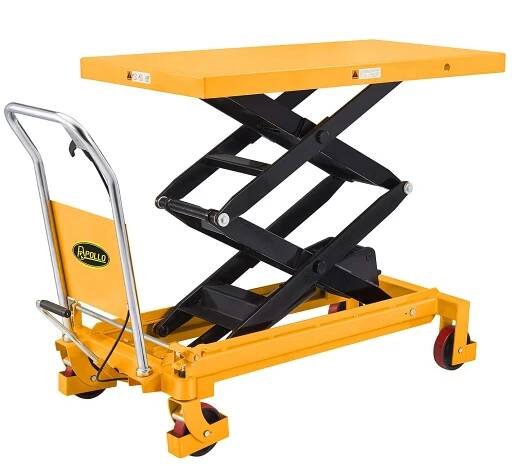 APOLLO Manual Double Scissor Lift Table