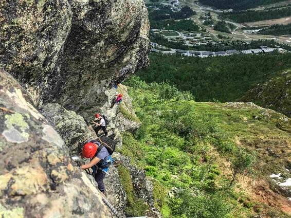 Hemsedal via Ferrata in Norway