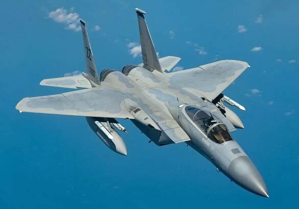 
On April 15, 2019, an F-15C Eagle from the 44th Fighter Squadron participated in a regular training drill, taking off from Kadena Air Base in Japan. Designed for all-weather conditions and high maneuverability, the F-15 Eagle is a tactical fighter aircraft enabling the Air Force to achieve and sustain air dominance in combat zones. (Photo by Airman 1st Class Matthew Seefeldt, U.S. Air Force)