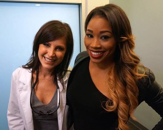Dr. Jamie Sands and WWE Cameron /Ariane Andrew
