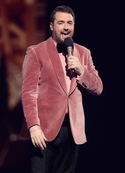 Jason Manford hosting The National Lottery's Big Bash.