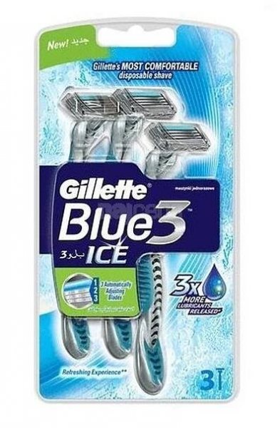 GILLETTE blue3 ice holítka 3ks