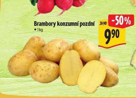 BRAMBORY KONZUMNÍ POZDNÍ