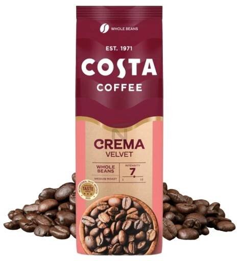 Costa Coffee Caffe Crema Velvet MEDIUM Roast zrnková káva 1 kg