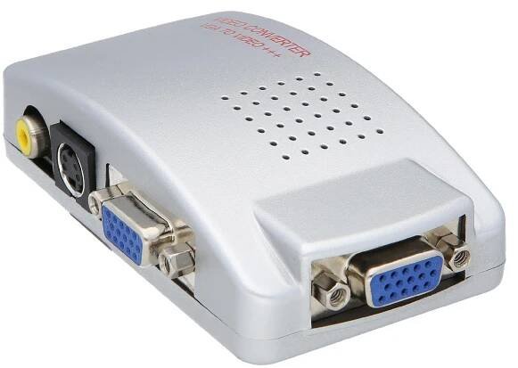 PŘEVODNÍK AV VGA SIGNÁLU - CVBS S-VIDEO VGA SET