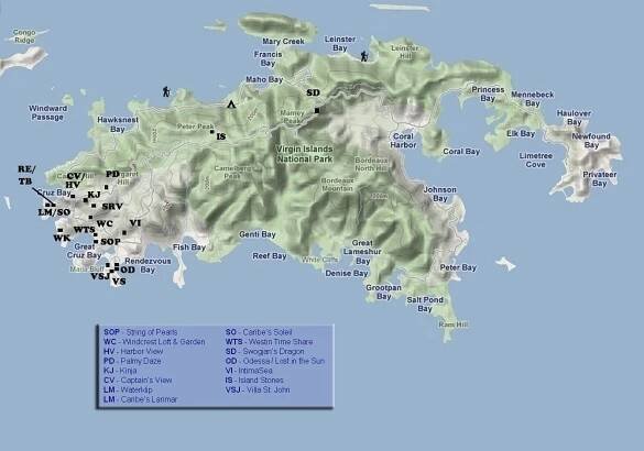 Rental Villas Map - Find Your Treasure !