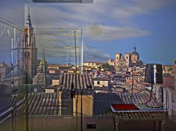 Camera Obscura: View of Toledo in Hotel Room, Toledo, Spain, 2013