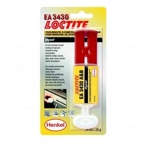 Loctite EA 3430 - 24 ml dvousložkový epoxid rychlý ultra čirý
