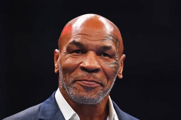 A close-up of Mike Tyson