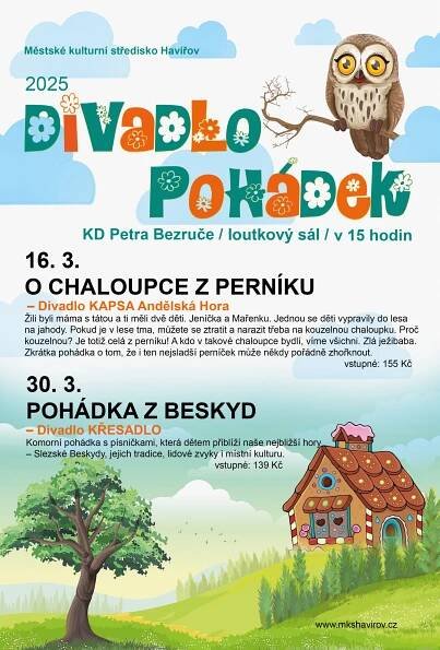 POHÁDKA Z BESKYD – Divadlo Křesadlo – Městské kulturní středisko Havířov