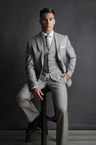Ethnic male actor Drew Tanner editorial photoshoot