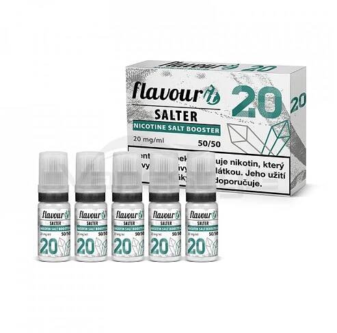 Nikotinový Booster Flavourit Salter PG50/VG50 5x10ml 20mg