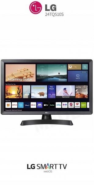 SMART TV 24 PALCŮ LG 24TQ510S LED WiFi BLUETOOTH USB 2xHDMI DVB-T2 Rozlišení obrazovky (px) 1366 x 768