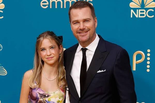 Maeve O'Donnell and Chris O'Donnell arrive to the 74th Annual Primetime Emmy Awards on September 12, 2022. 