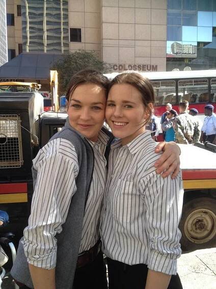 Lee-Anne Liebenberg as stunt double