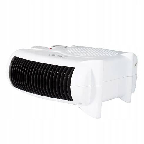 Stojanový a ležící termoventilátor 2000 W bílý s termostatem VOLTENO