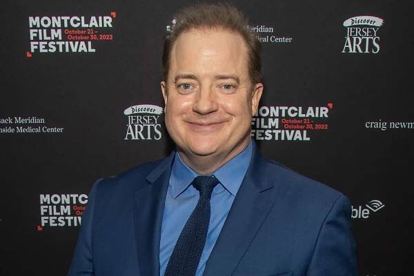 Brendan Fraser attends a screening of "The Whale"