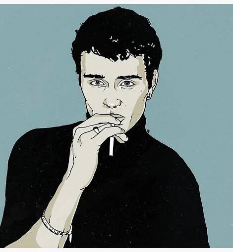 Aron Piper Smoking Art Wallpaper