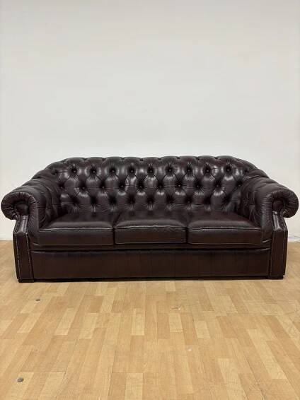 Chesterfield DARK BROWN – Bazár Trnava