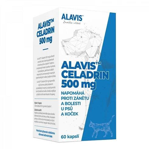 Alavis Celadrin pro psy a kočky 500 mg 60 tbl - Apatyka Bylinka